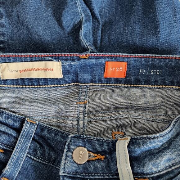 Pilcro & The Letterpress Jeans Size 28 Stet Distressed Skinny Jeans Anthro - Picture 9 of 10